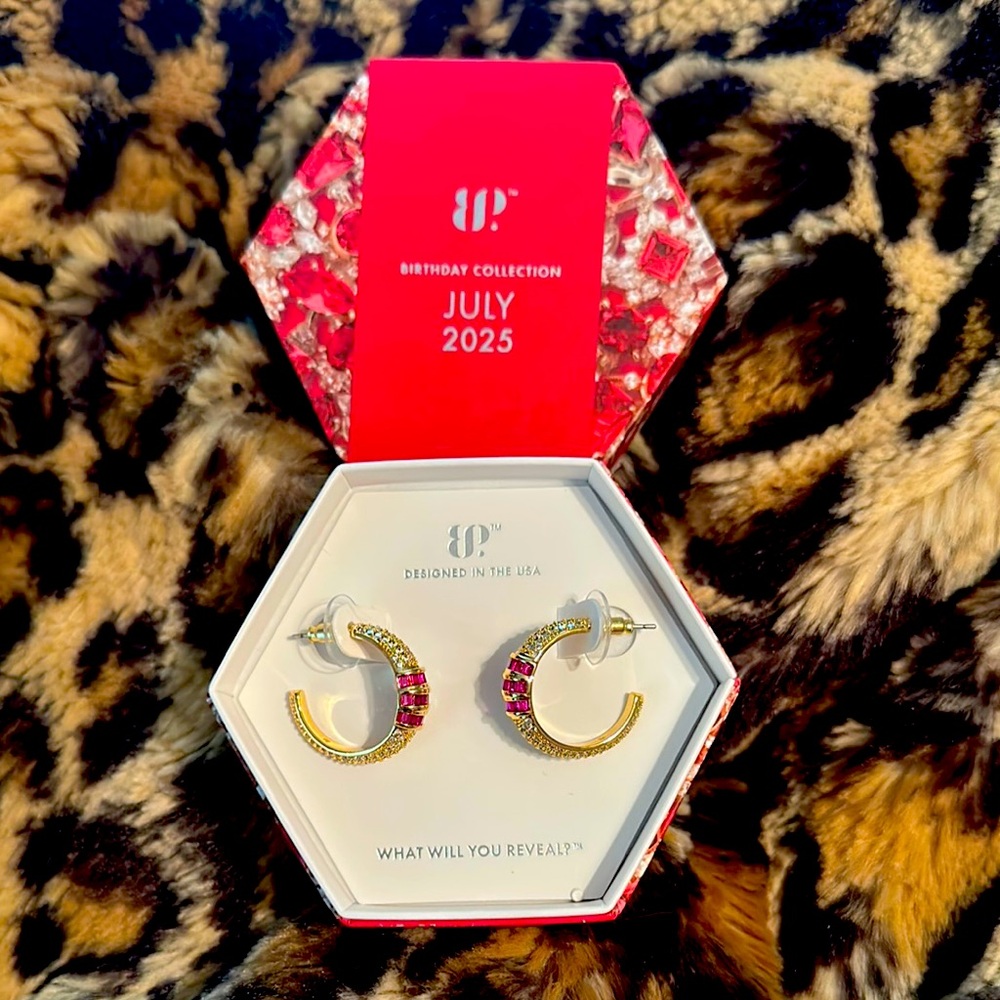 Bomb Party July Earrings, Starry Sunset Sparkle